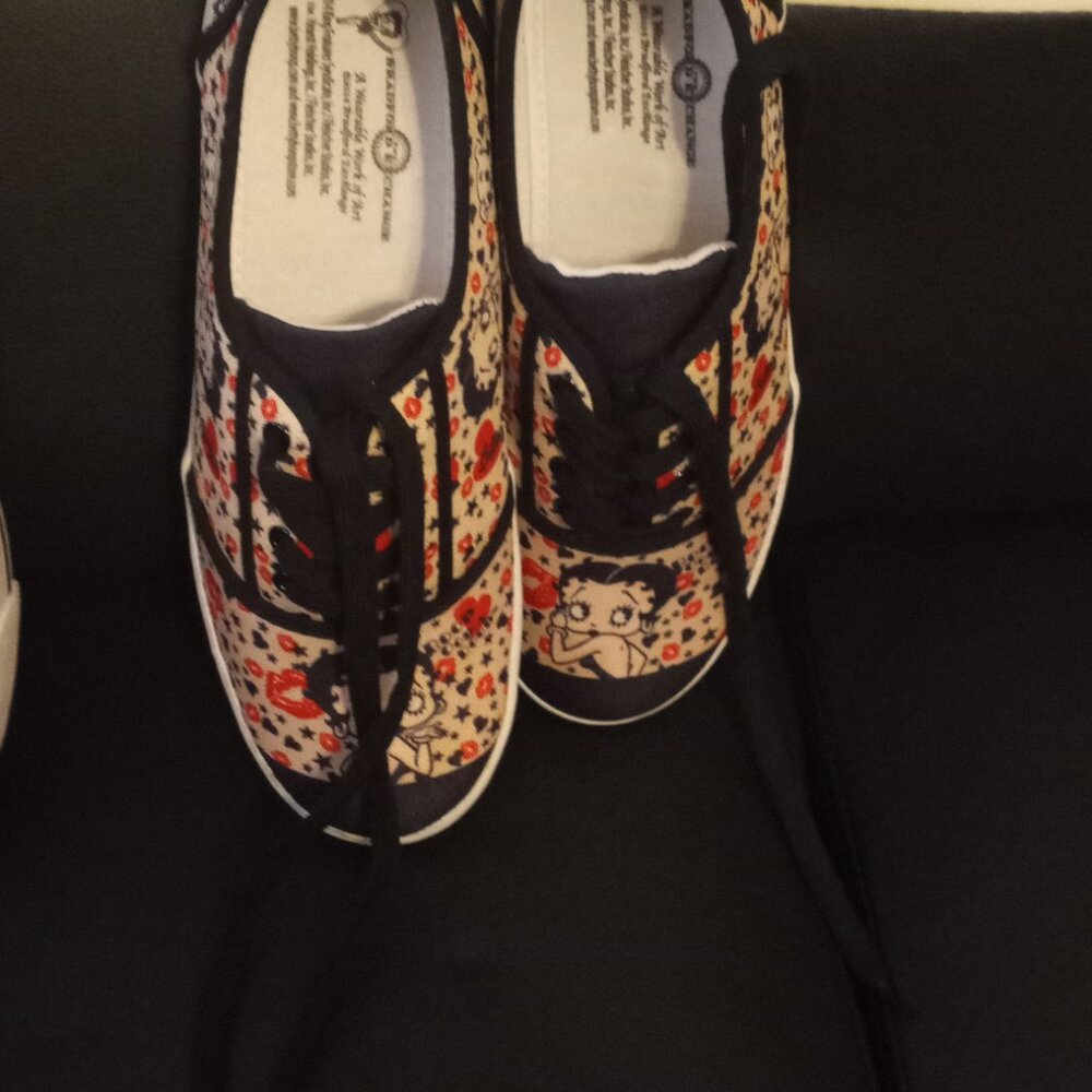 Betty Boop Canvas Sneakers